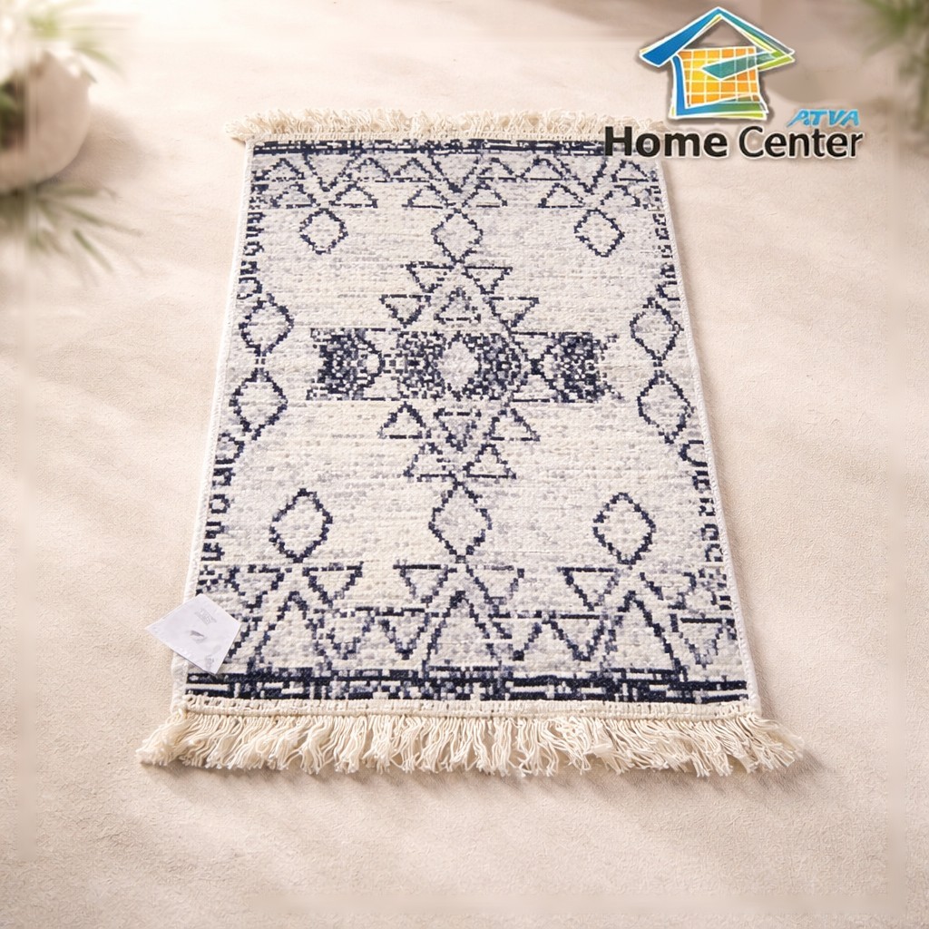 Tribal geometric design area rug
